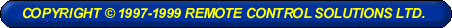 Copyright (c) 1997 Remote Control Solutions Ltd.